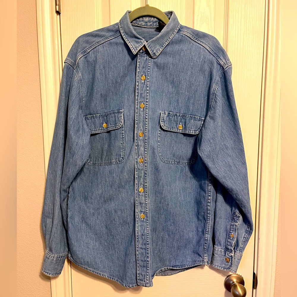 90s Eddie Bauer Denim Button Down